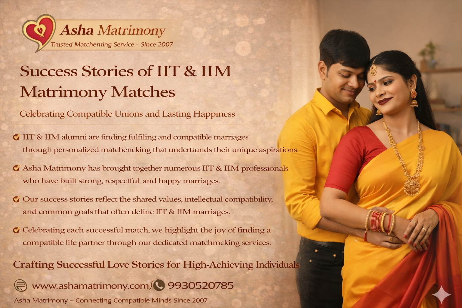 IIT IIM Matrimony Success Story